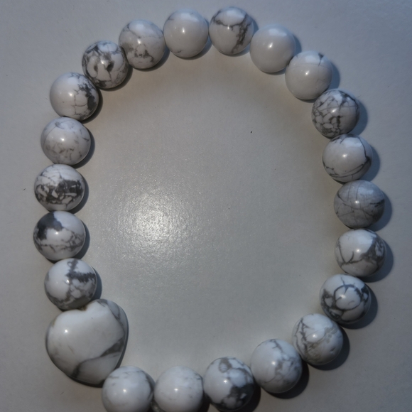 paparazzi Jewelry - Paparazzi White Marble Bracelet